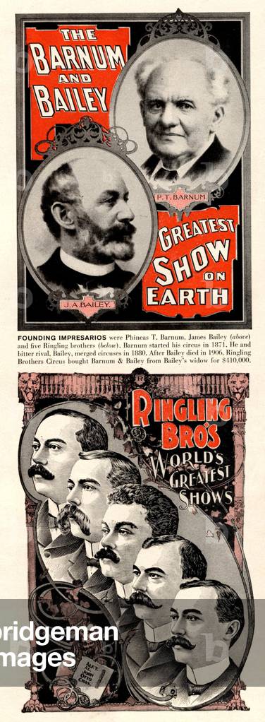 Ringling Bros and Barnum & Bailey Poster, USA, 1880s