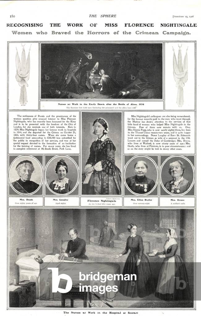 Florence Nightingale Magazine Plate, UK, 1900s