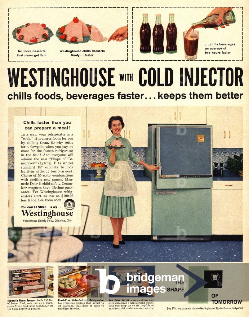 Westinghouse Magazine, advert, USA, 1950s