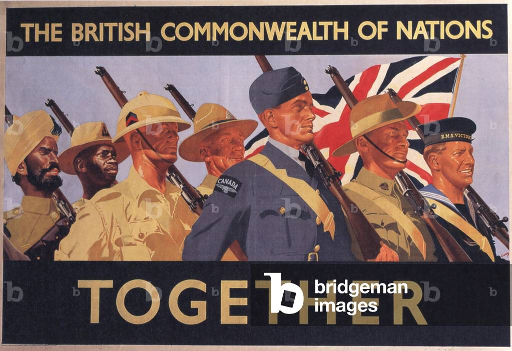 United Kingdom: Propaganda poster for the military unity of the British Commonwealth of Nations, 1941 (poster)