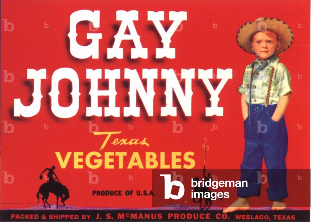 Gay Johnny Label, USA, 1930s