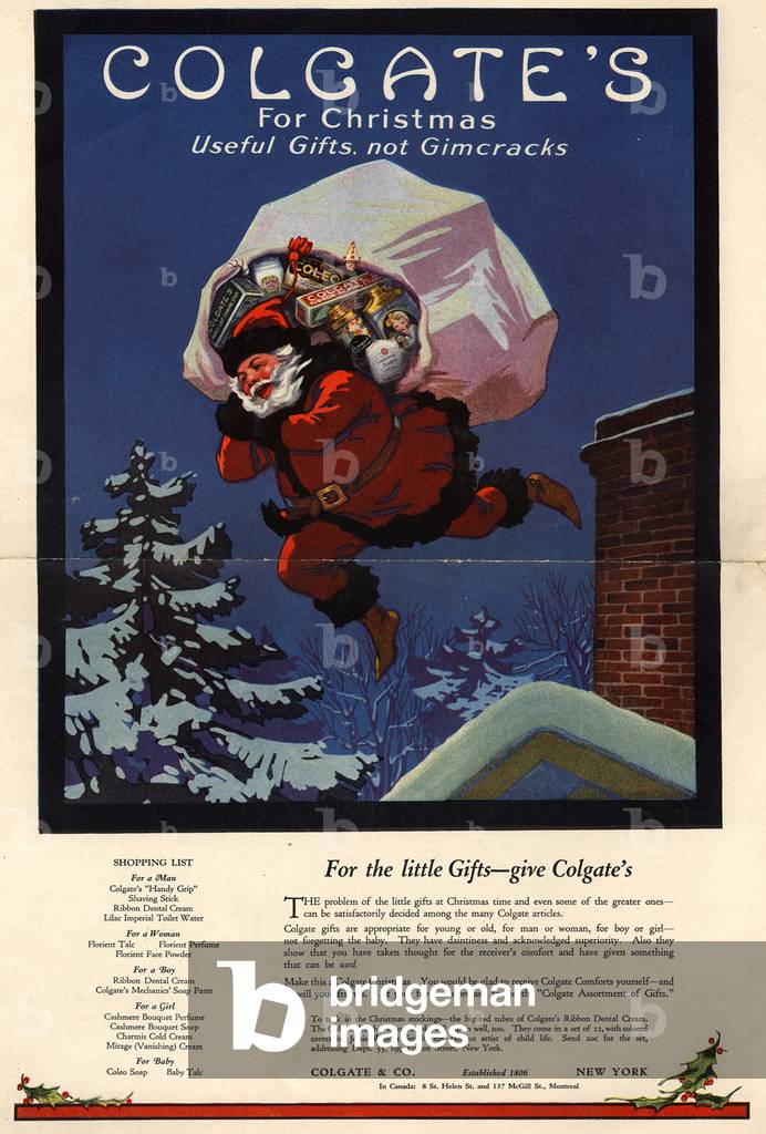Colgate's Magazine Advert, USA, 1920s