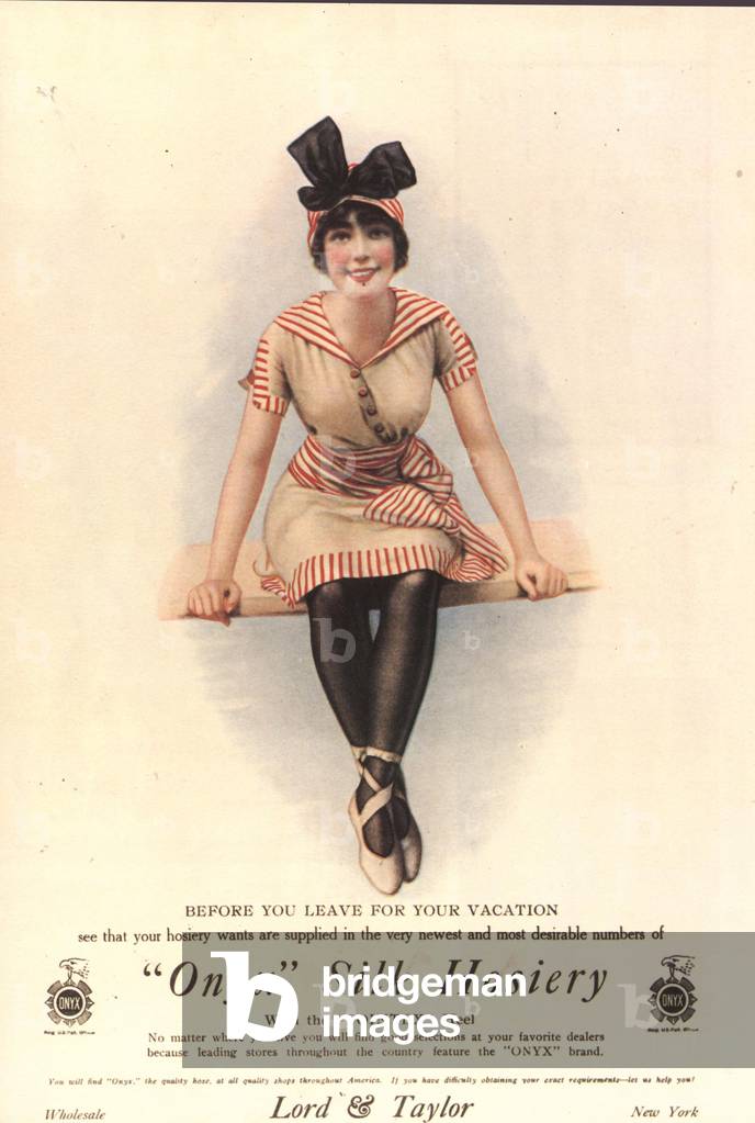 Onyx Hosiery Magazine, advert, USA, 1910s