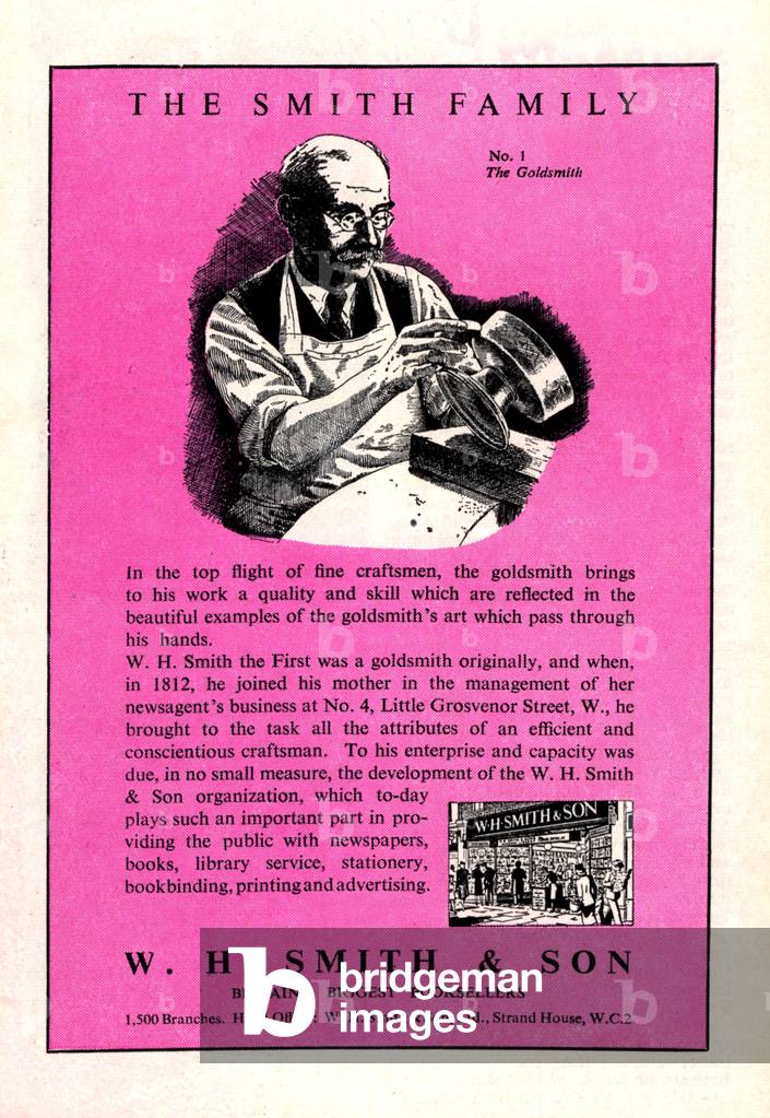 wh smith w, 1940s (print)