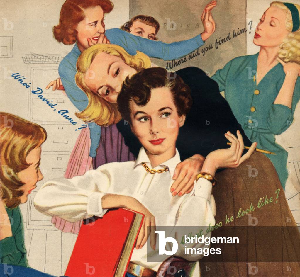 Woman, Magazine Plate, UK, 1950s