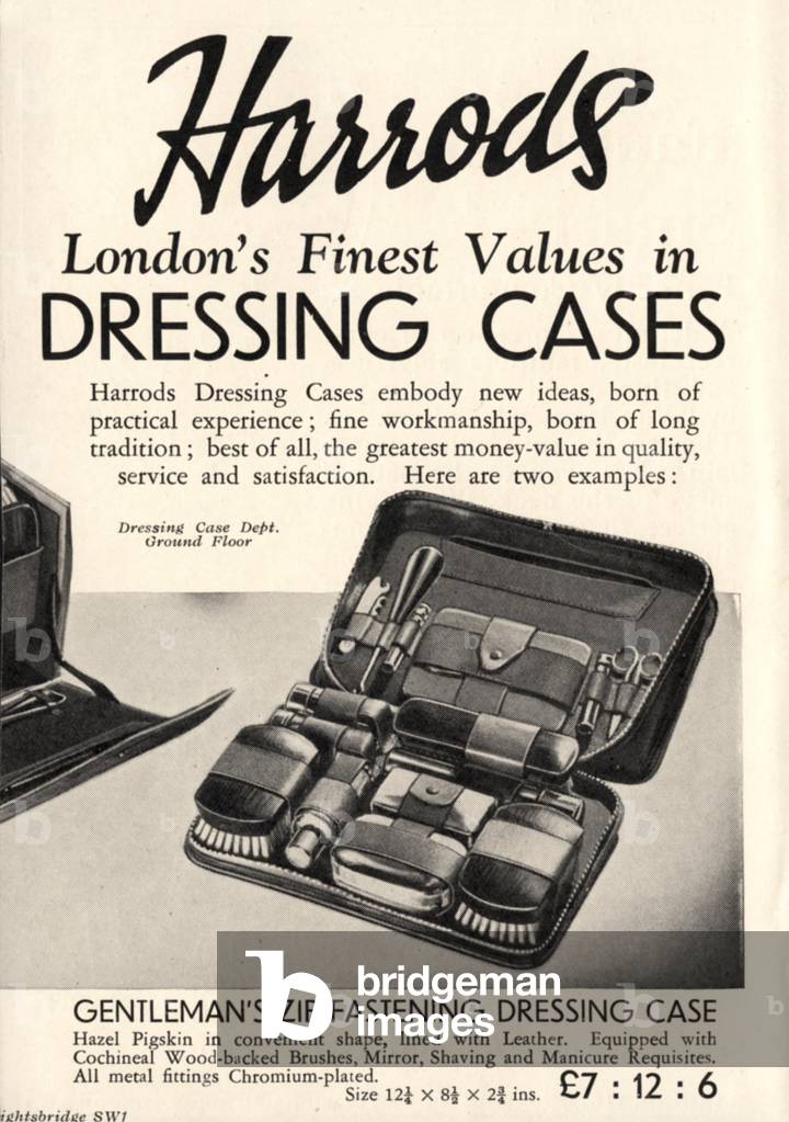 Harrods 1934 Toilet Bag