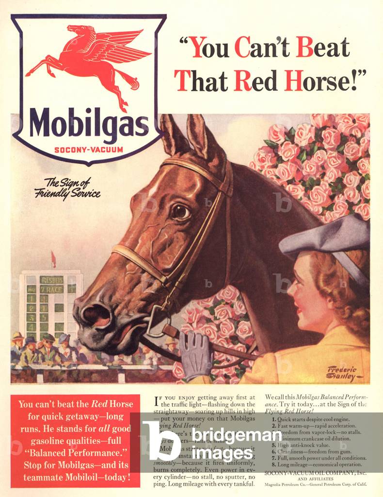 Mobil Magazine, advert, USA, 1930s