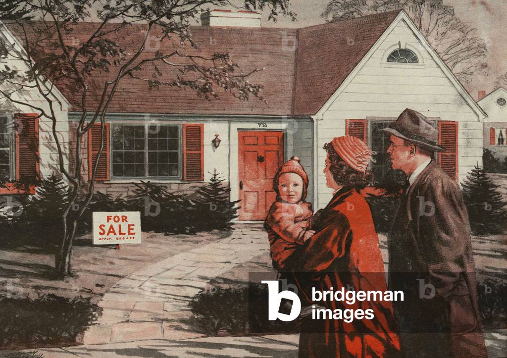 Metropolitan Life Insurance Magazine, advert (detail), USA, 1950s