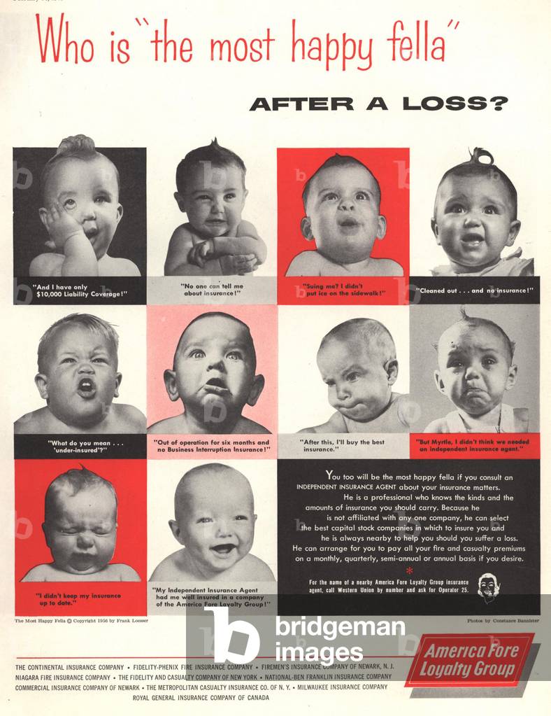 America Fore Loyalty Group Magazine, advert, USA, 1940s