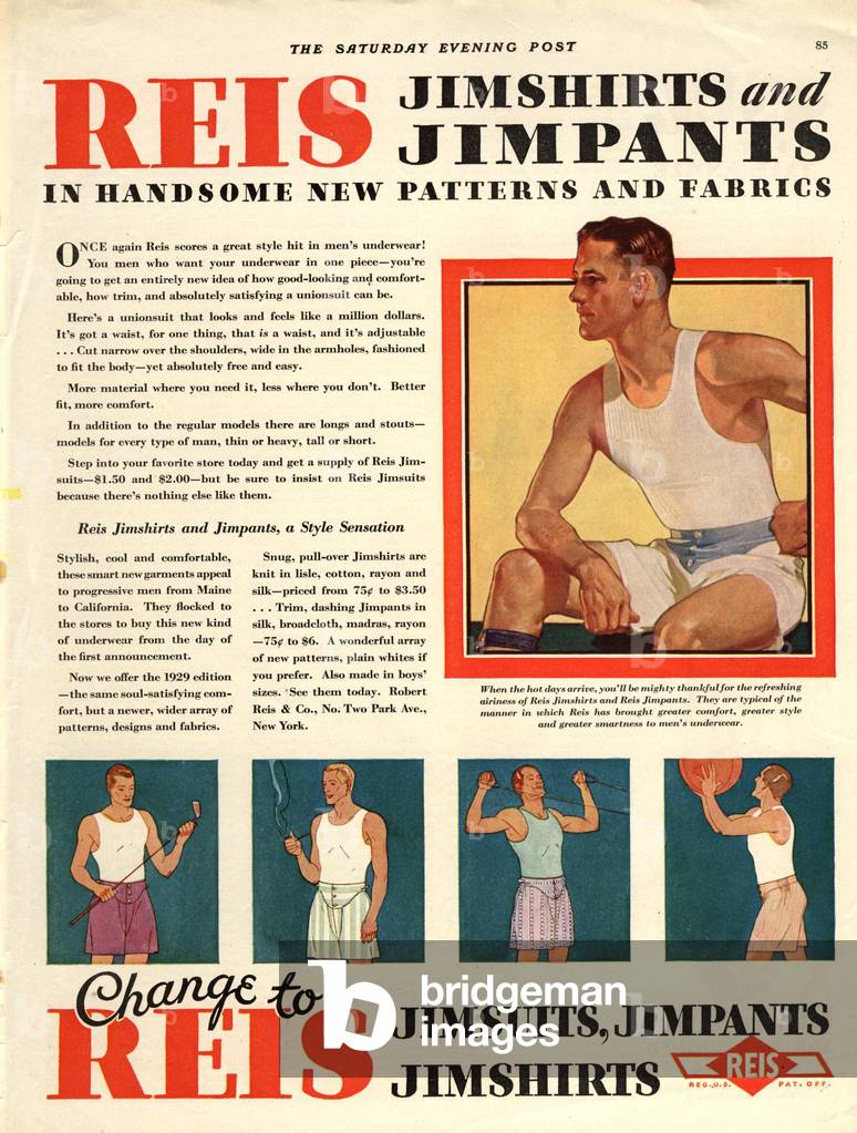 Reis Magazine, advert, USA, 1920s