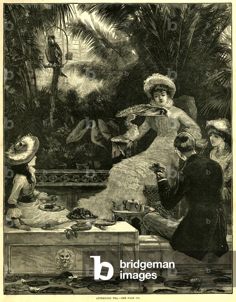 Afternoon Tea Magazine Plate, UK, 1880s