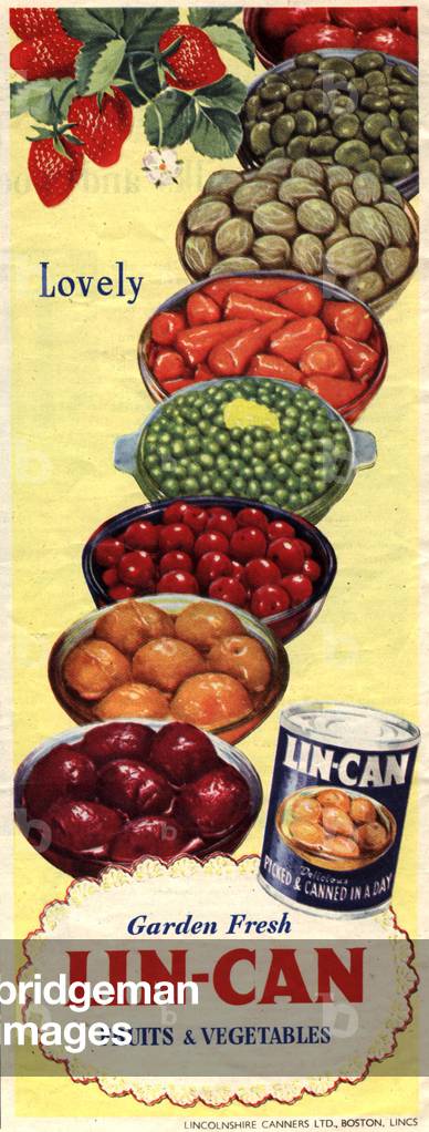 Lin-Can Magazine, advert, UK, 1950s
