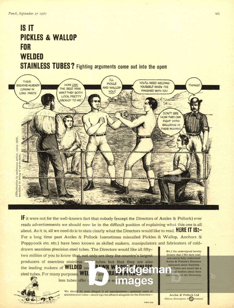 Accles and pollock Magazine, advert, UK, 1950s