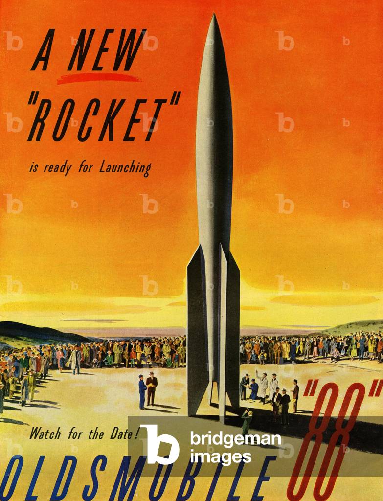 Oldsmobile 88, 1950s (print)