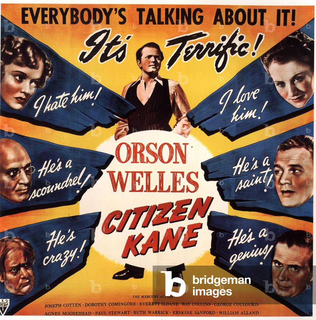 Citizen Kane directed by Orson Welles, 1941