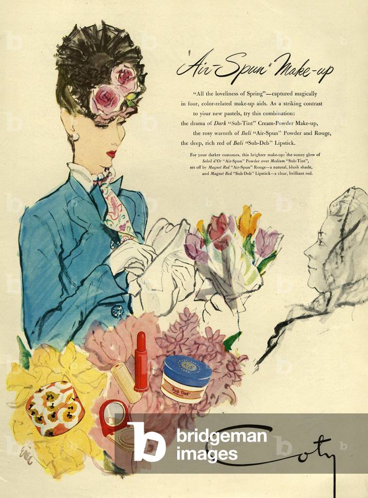 Coty Magazine Advert, USA, 1940s