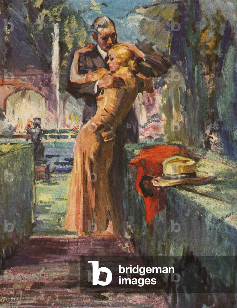 Romance Magazine Plate, UK, 1930s