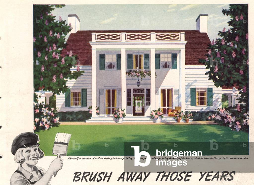 Ideal Home Magazine, advert, USA, 1930s
