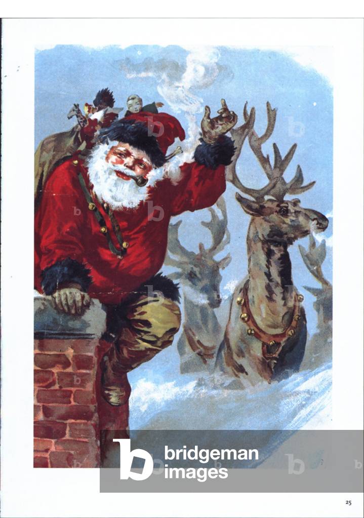 Christmas Greetings Card, USA, 1940s