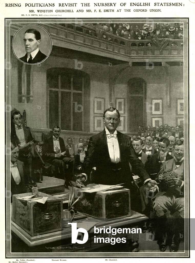 Oxford Union Magazine Plate, UK, 1900s