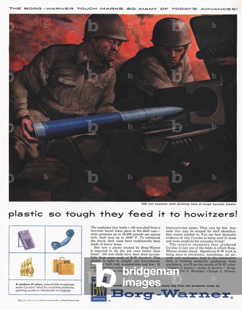 Borg-warner Magazine, advert, USA, 1940s