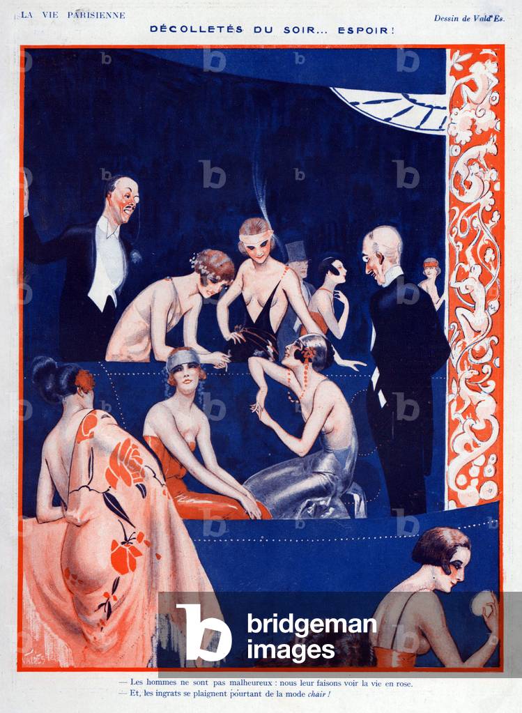 La Vie Parisienne Magazine Plate, France, 1920s (print)