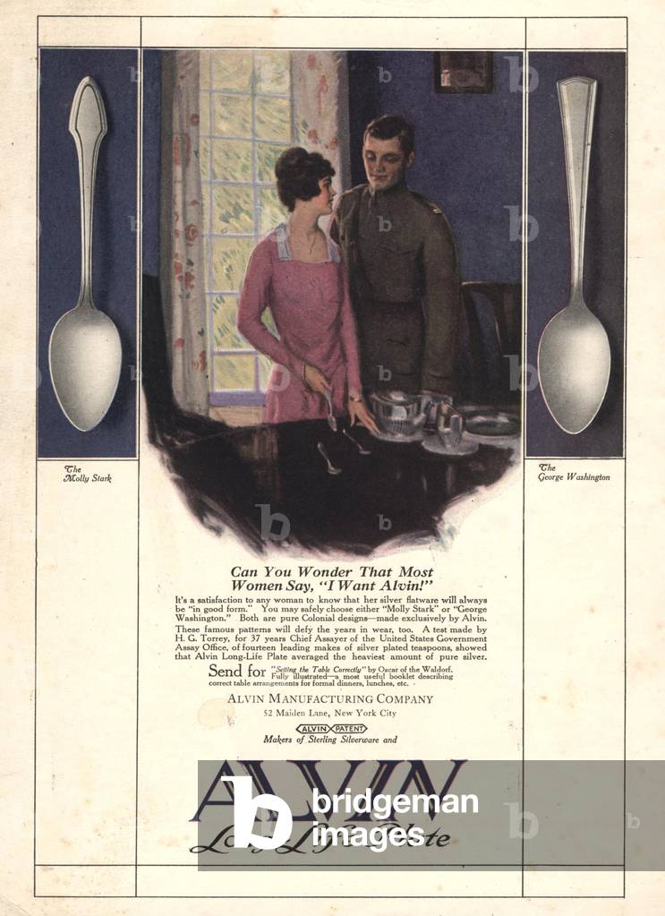 Alvin Magazine, advert, USA, 1910s