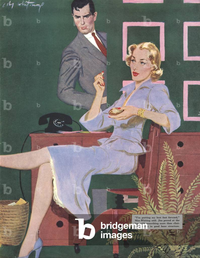 Secretary, 1950s (print)