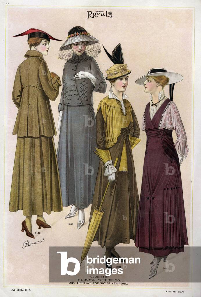 Le Costume Royal, Magazine Plate, USA, 1910s