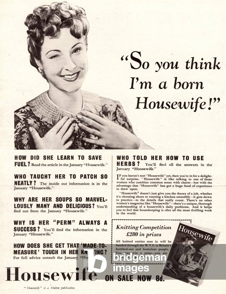 Housewife, 1940s (print)