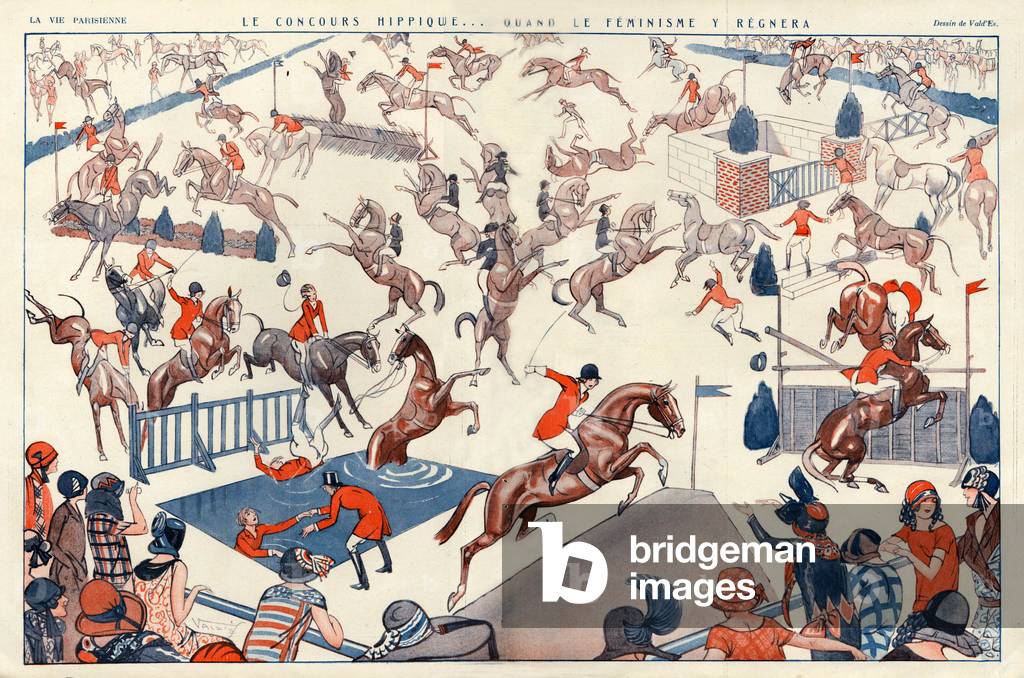 La Vie Parisienne Magazine Plate, France, 1920s (print)