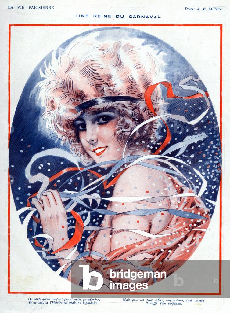 La Vie Parisienne Magazine Plate, France, 1920s (print)