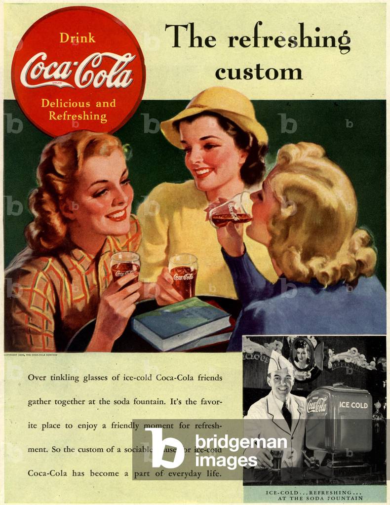 Coca cola, 1930s (print)