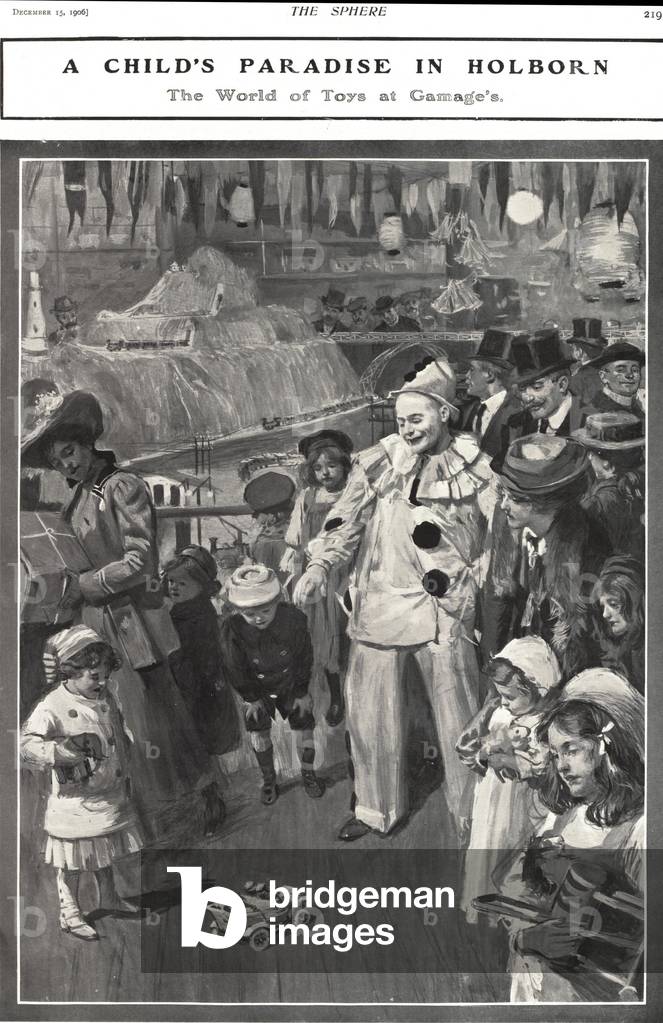 Gamage's Department Store Magazine Plate, UK, 1900s