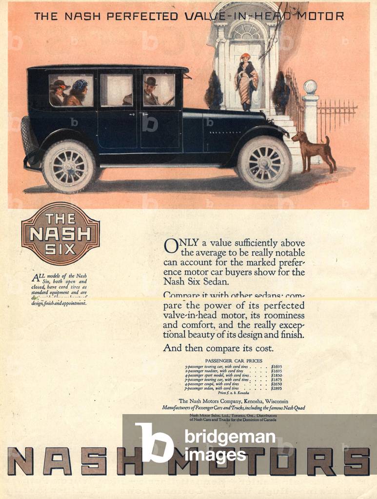 nash motors cars, 1920s
