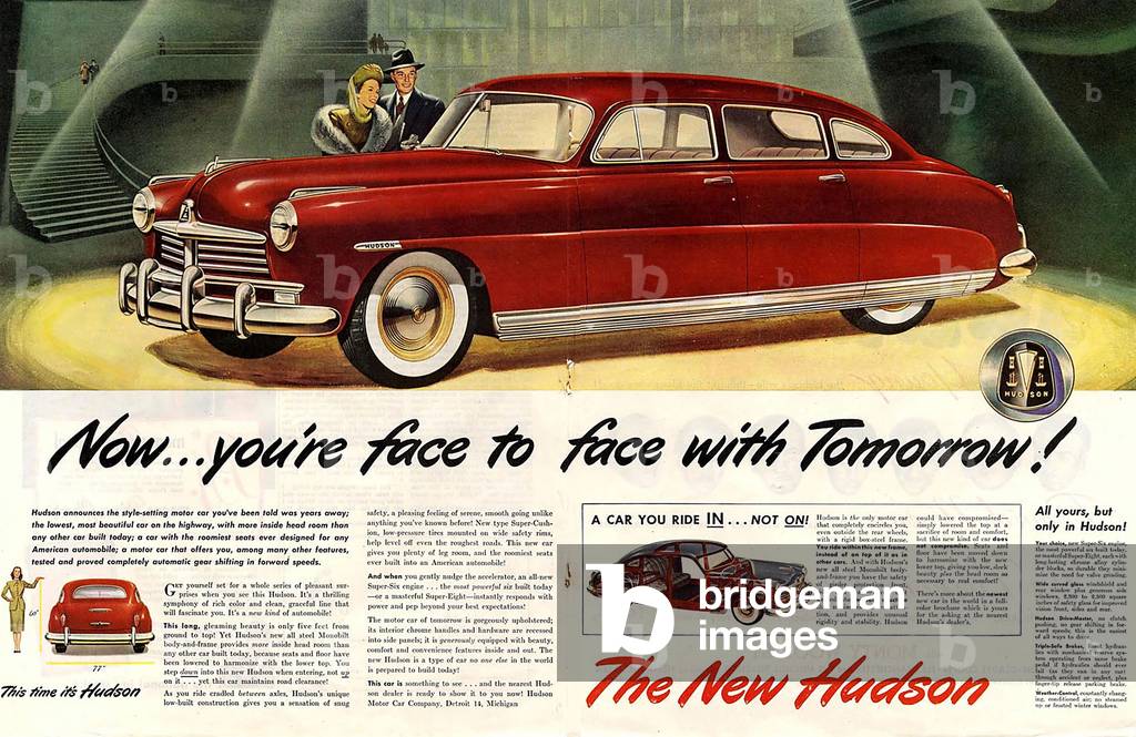 Hudson Magazine Advert, USA, 1940s
