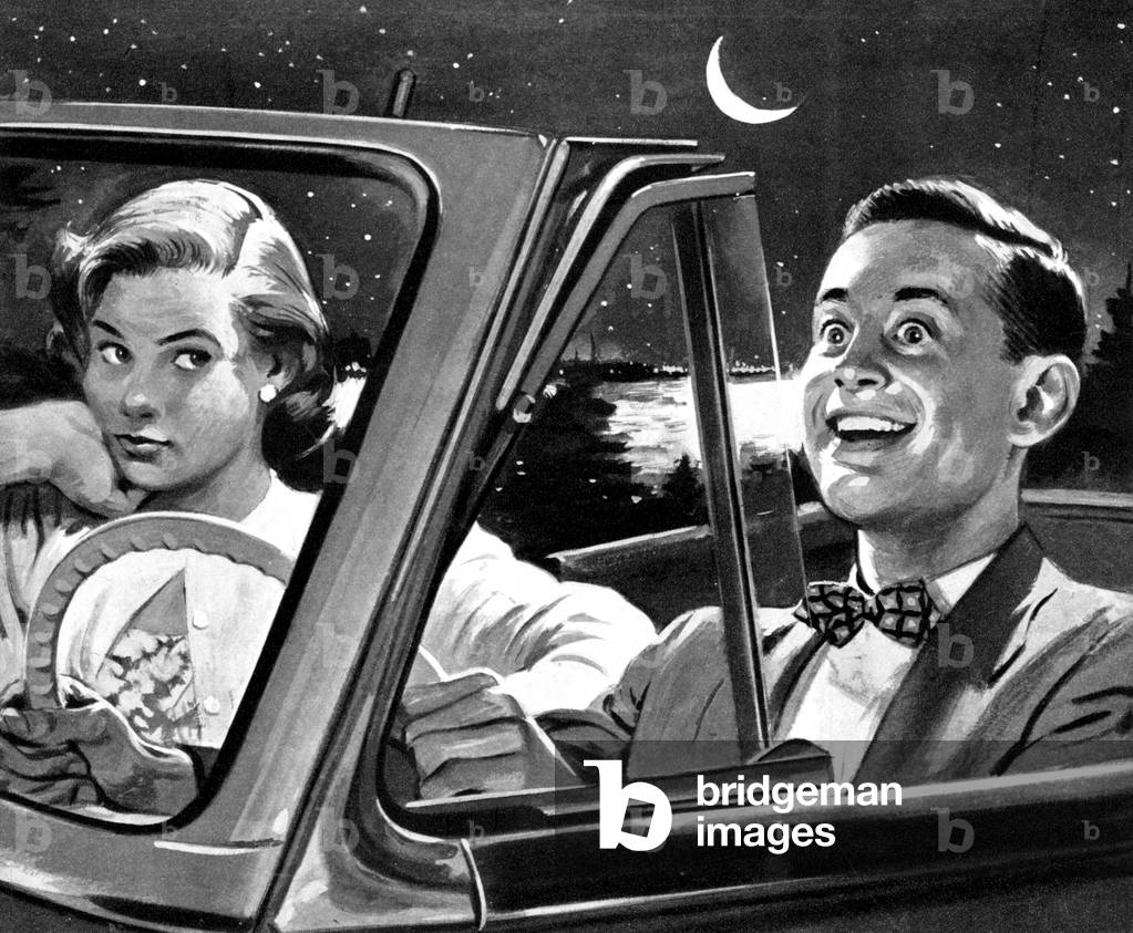 Ethyl Magazine Advert (detail), USA, 1950s