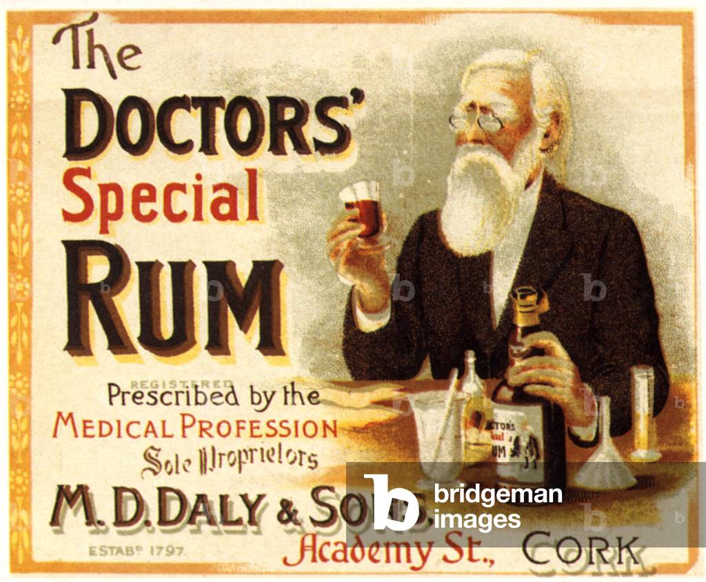 Doctors Rum Magazine, advert, Ireland, 1900s