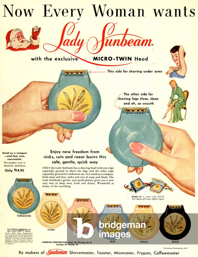 Lady Sunbeam Magazine, advert, USA, 1950s