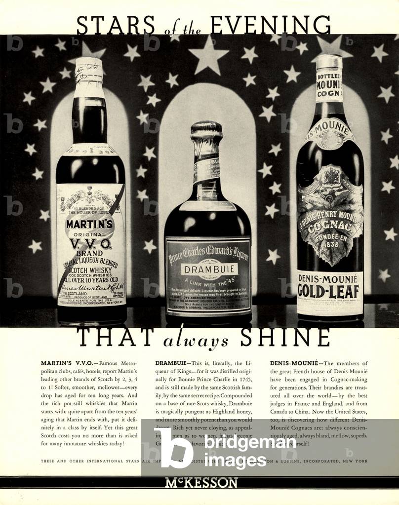 Drambuie Magazine, advert, UK, 1930s
