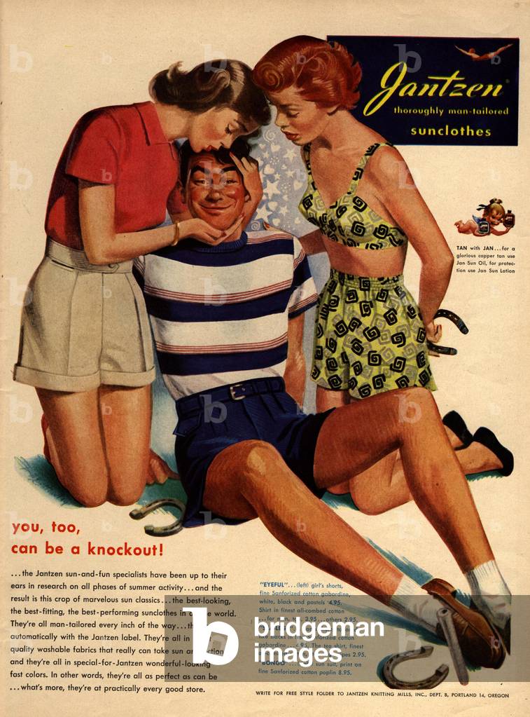 Jantzen Magazine, advert, USA, 1940s