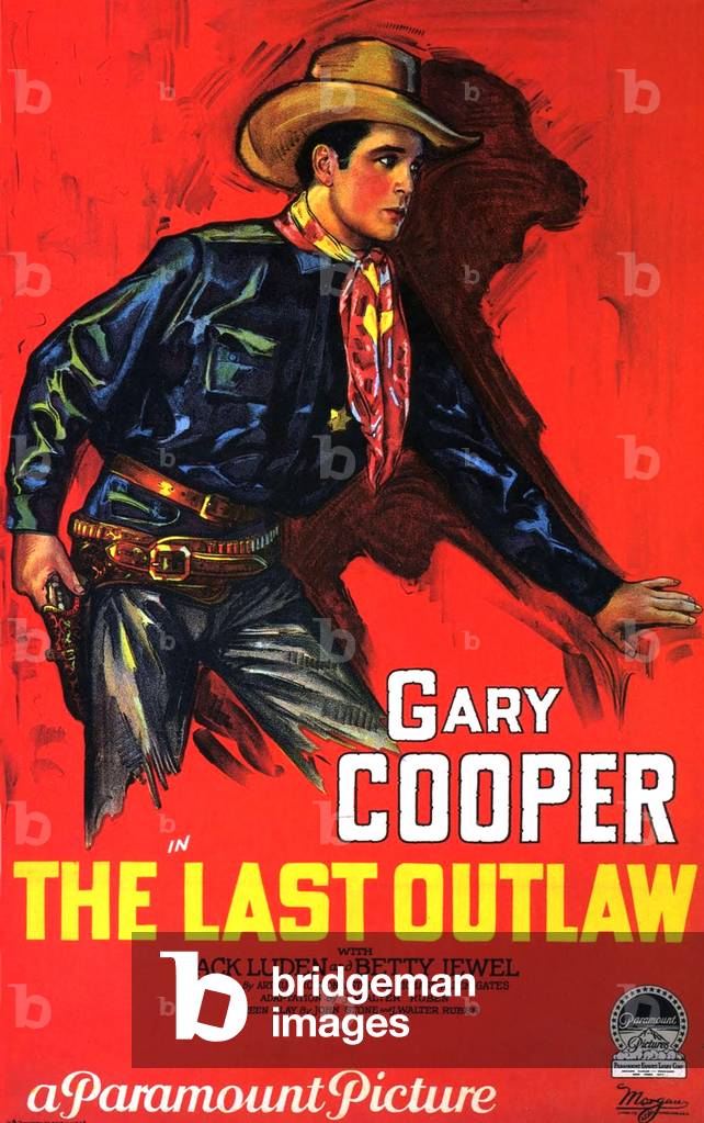 The Last Outlaw Film Poster, USA, 1920s