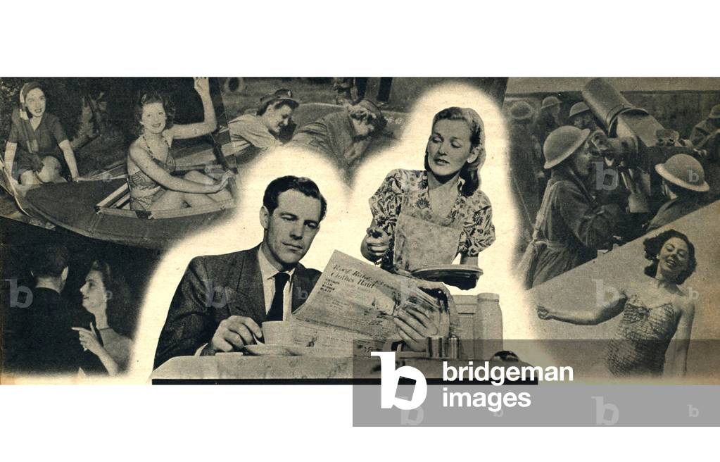 Housewives, Magazine Plate, UK, 1950s