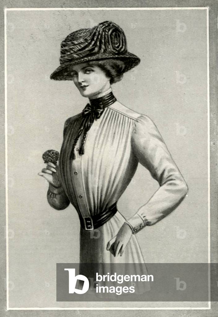 Womens Fashion Magazine Plate, UK, 1910s