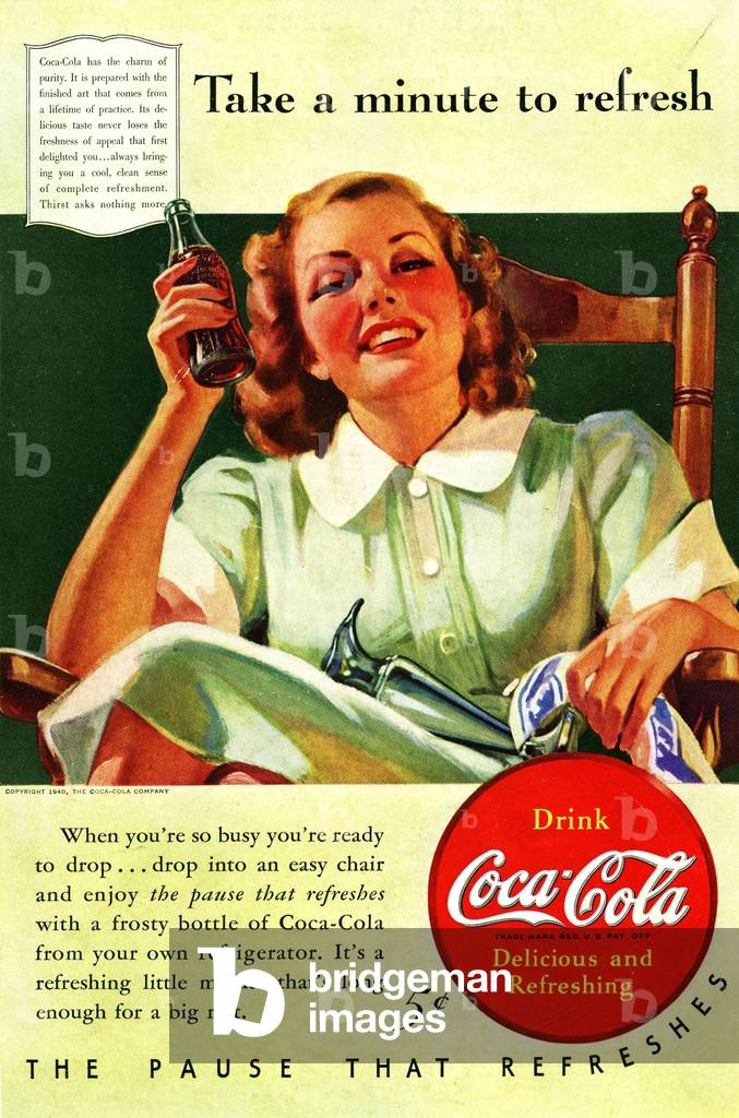 Coca-Cola Magazine Advert, USA, 1940s