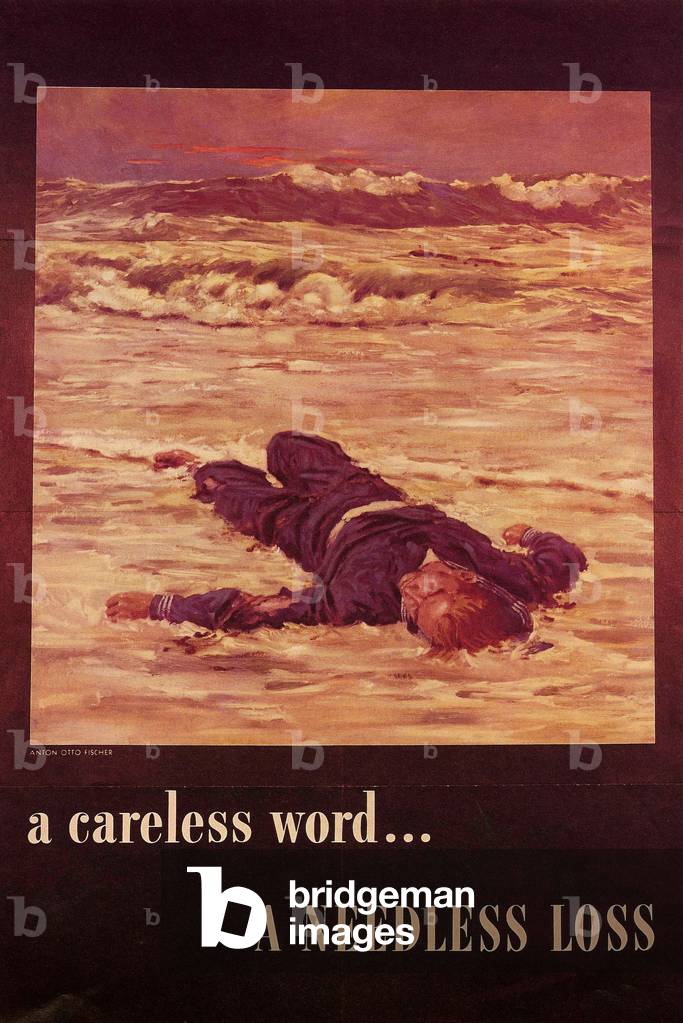 A Careless Word...A Needless Loss Poster, USA, 1940s