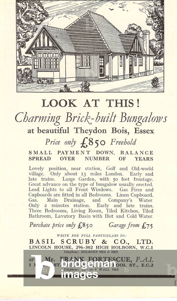 Charming Bungalows, 1920s