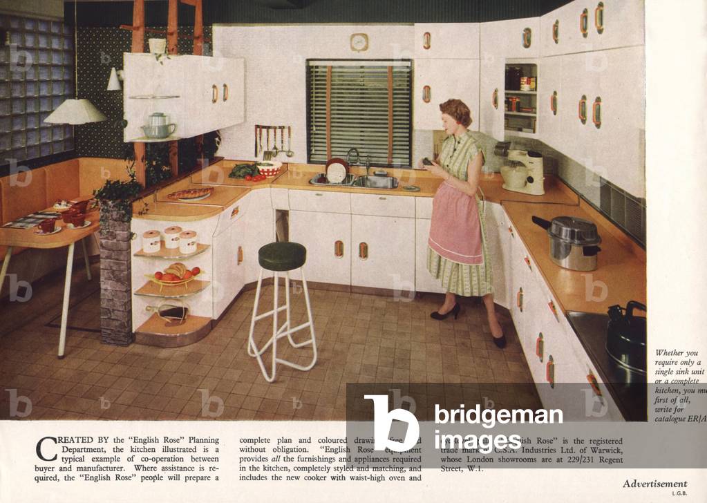 English Rose, 1950s (print)