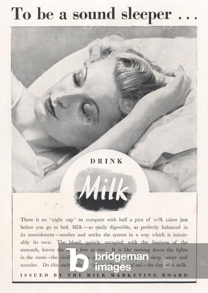 Milk Magazine, advert, UK, 1930s