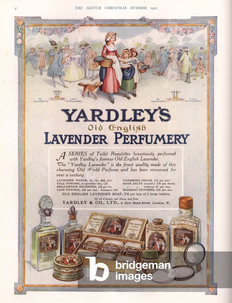 Yardley Magazine, advert, UK, 1920s